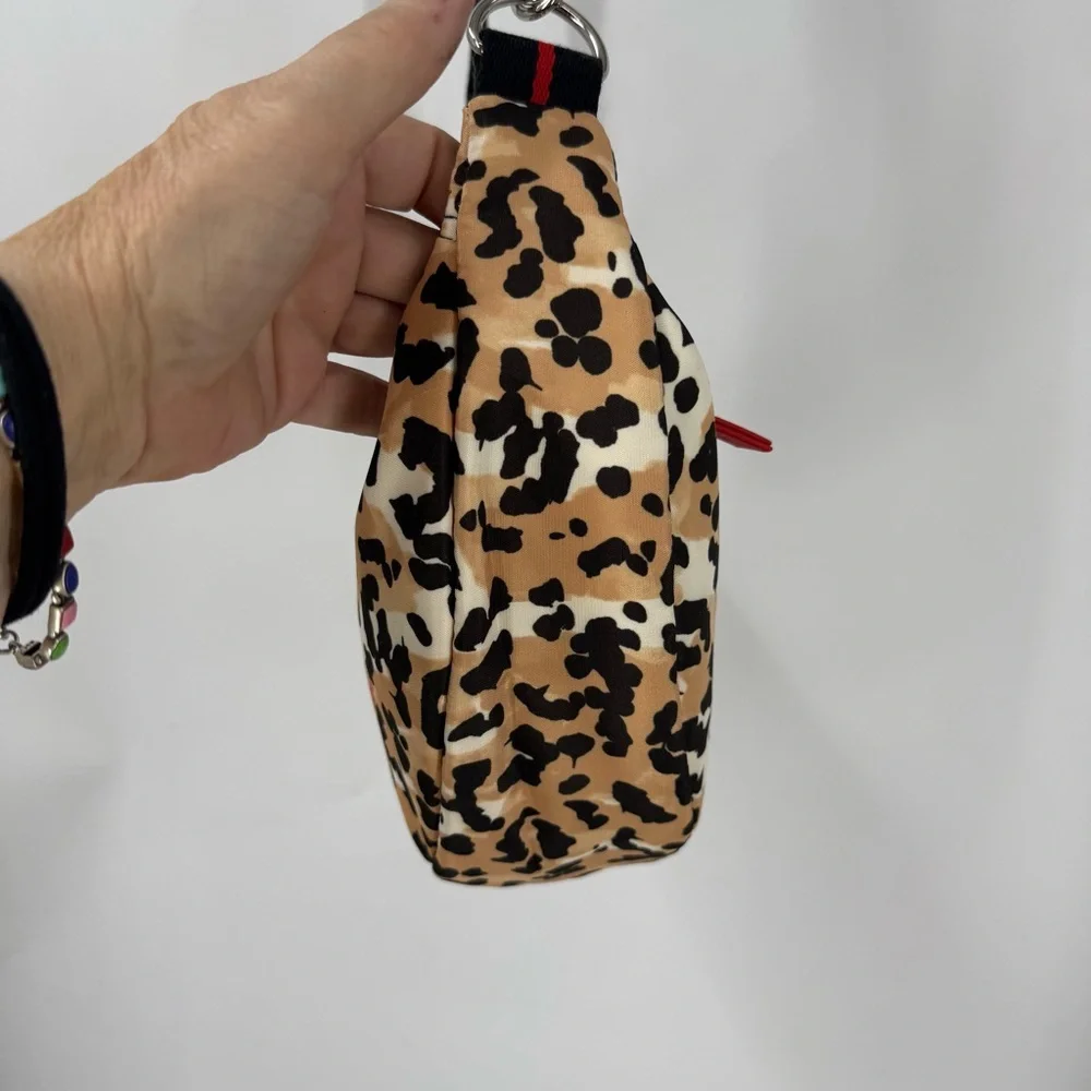 Brighton Spotted Love Swing Bag Leopard Print Crossbody Adjustable Strap OS